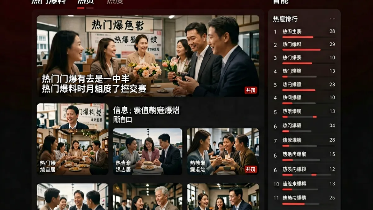 黑料社平台首页展示界面，呈现热门爆料内容排列与社区讨论氛围