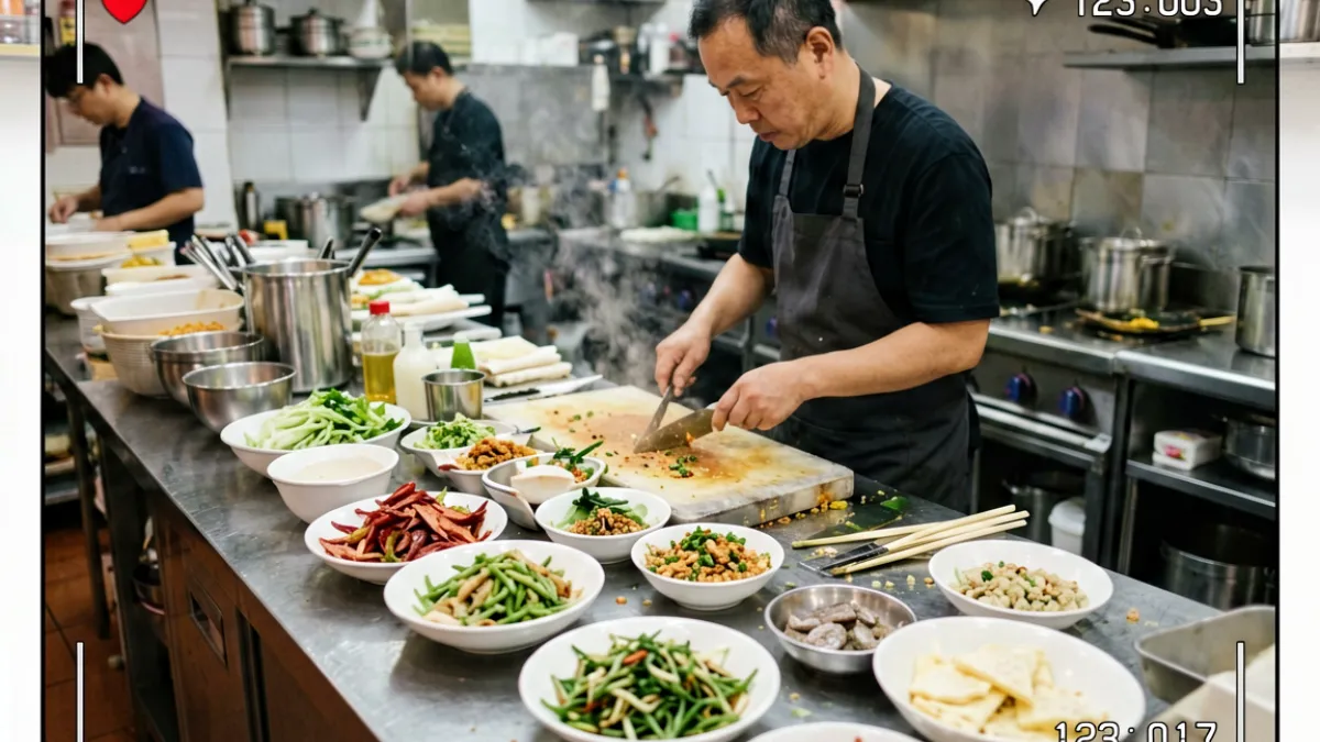 黑料社第3名爆料：网红餐厅后厨环境问题实拍视频截帧，多用户在平台讨论食品安全问题